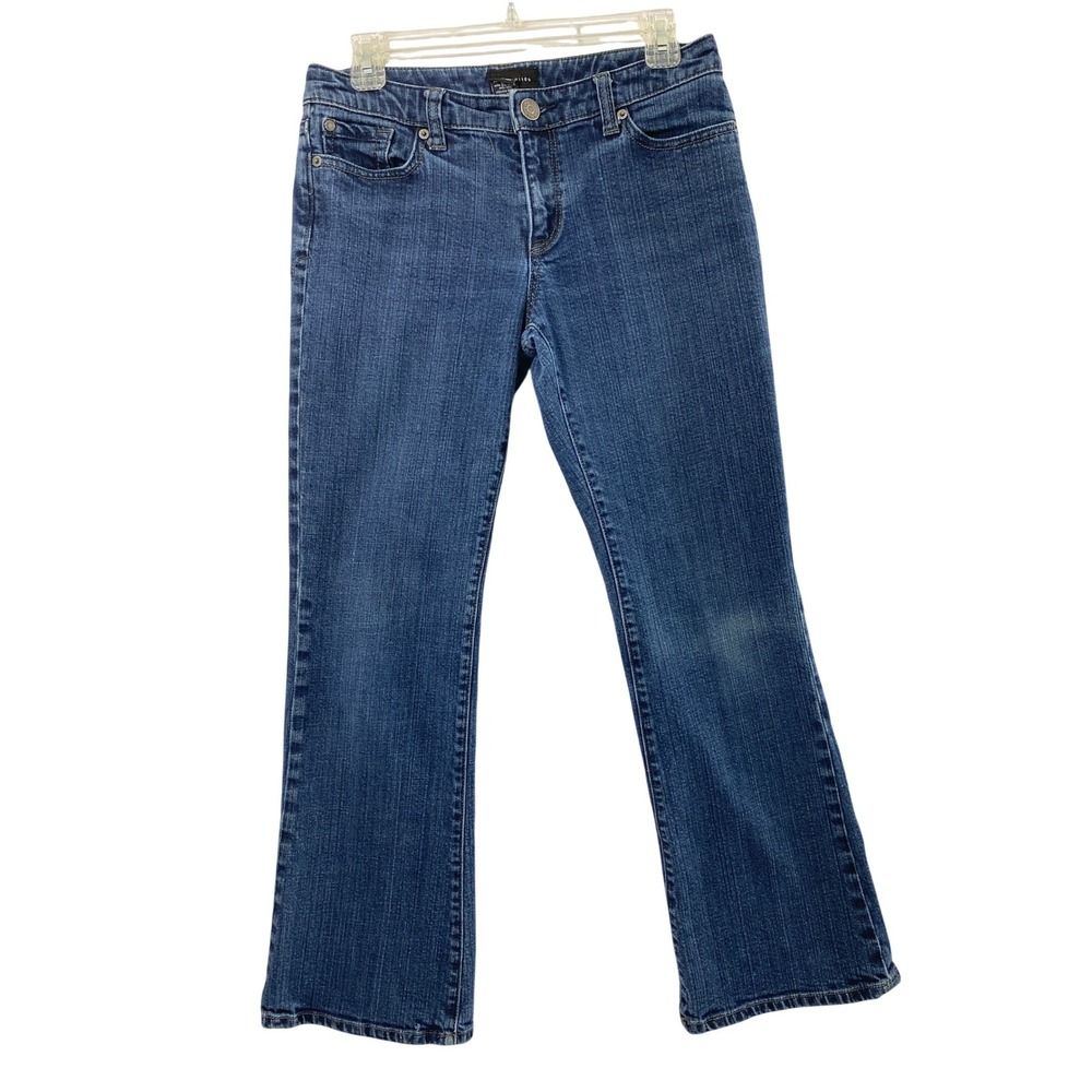 The Limited Jeans Women 6R Bootcut Flap Pocket Mid Rise Medium Wash Denim